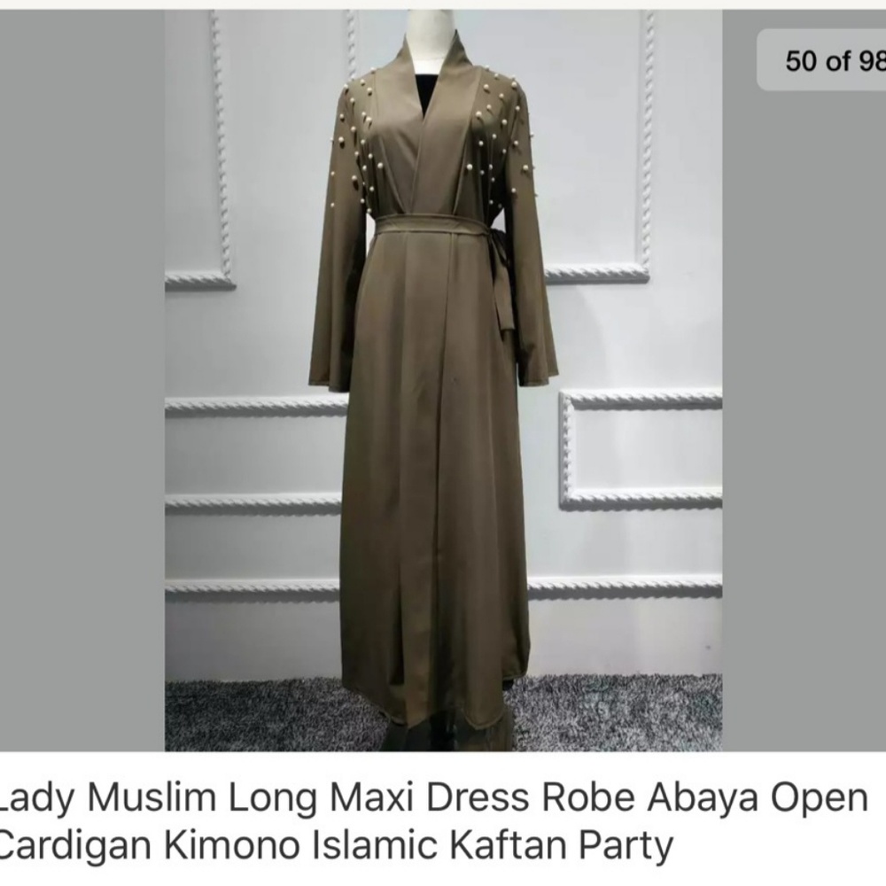 Ladys Long Muslim Maxi dress